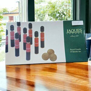 NIB JAQUES (11") London Giant Royal Guard Skittles Set New in Box